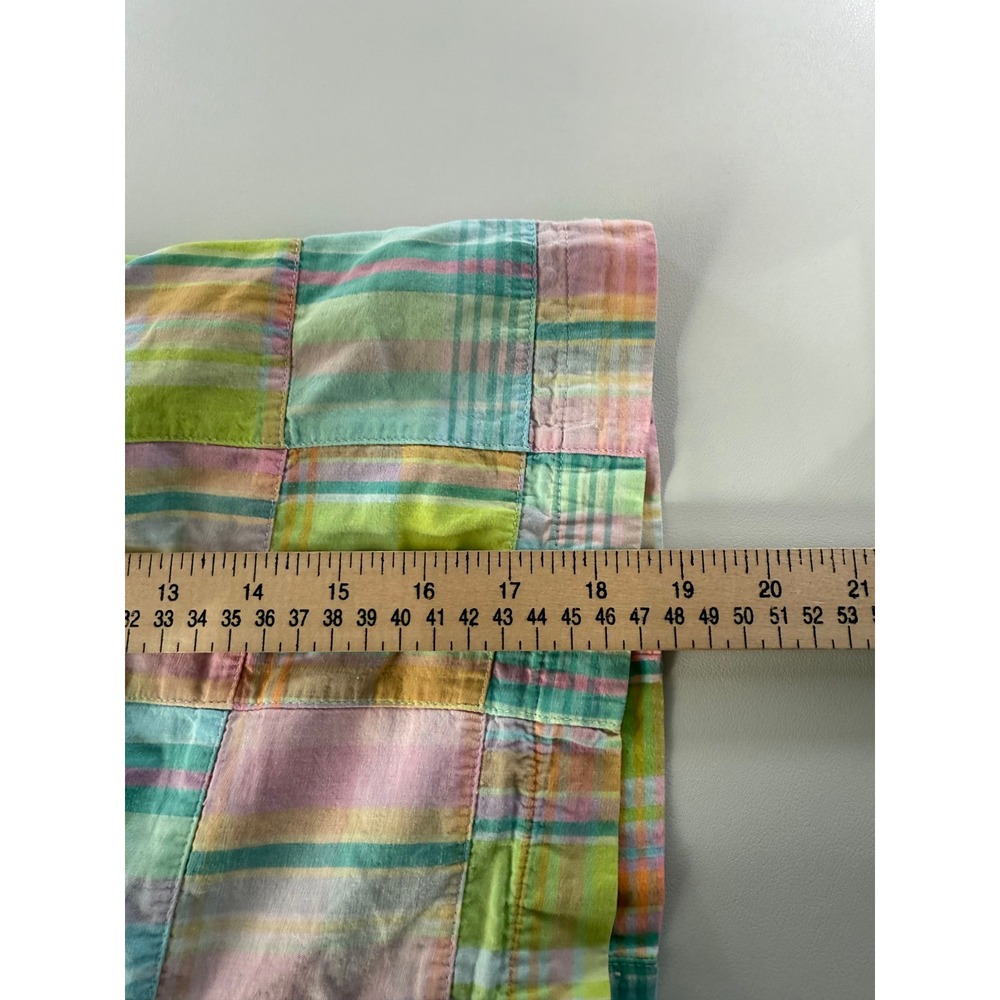 Cape Madras Patchwork Plaid Lined Skirt Womens Si… - image 6